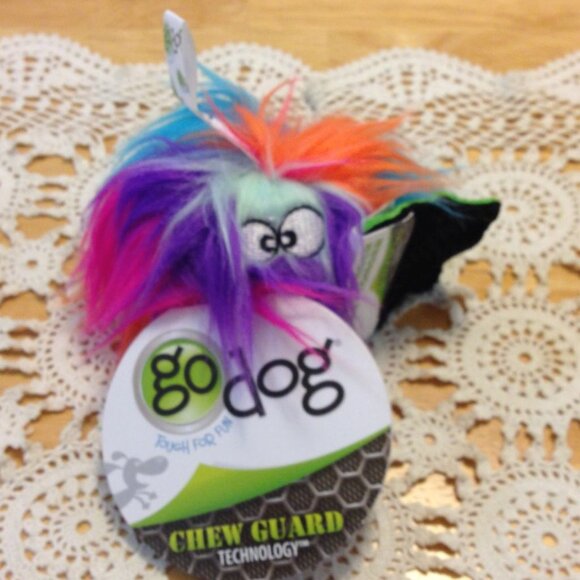 GoDog Tough for Fun Dog Toy with Chew Guard Technology Squeaky Dog Toy - Picture 1 of 5